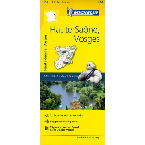 Haute-Saône, Vosges, 1:150 000