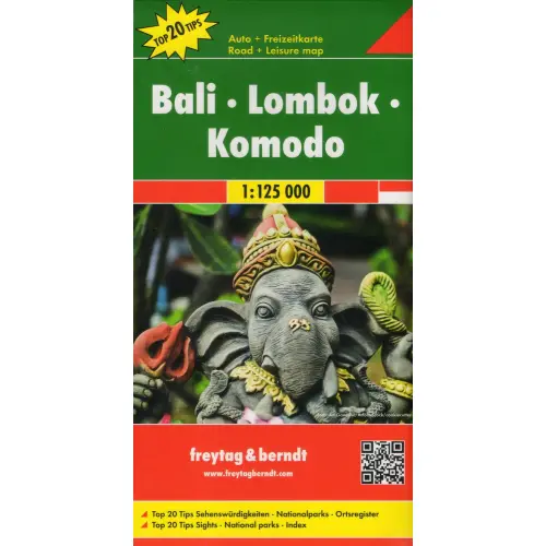Bali, Lombok, Komodo, 1:125 000