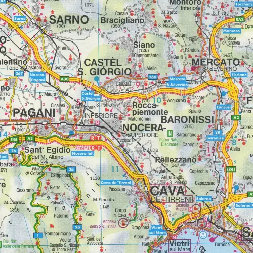 Kampania Basilicata, 1:150 000