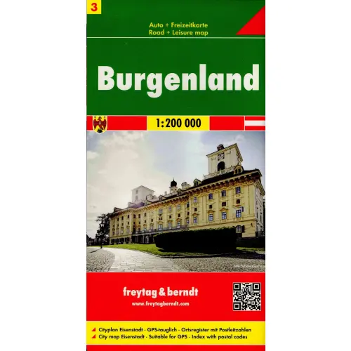 Austria część 3 Burgenland, 1:200 000