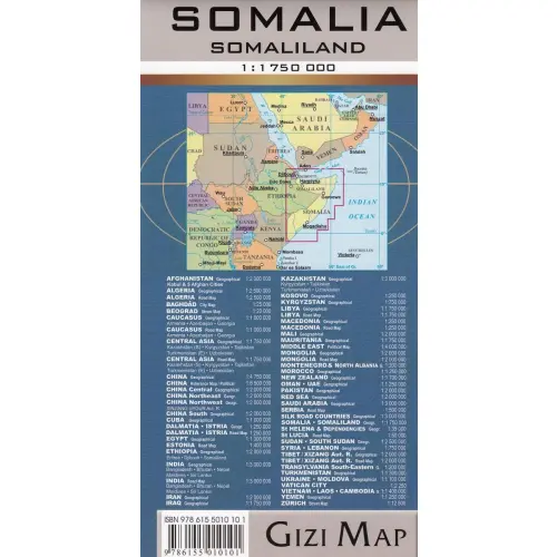 Somalia, 1:1 750 000