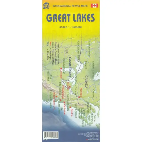 Great Lakes, 1:1 000 000