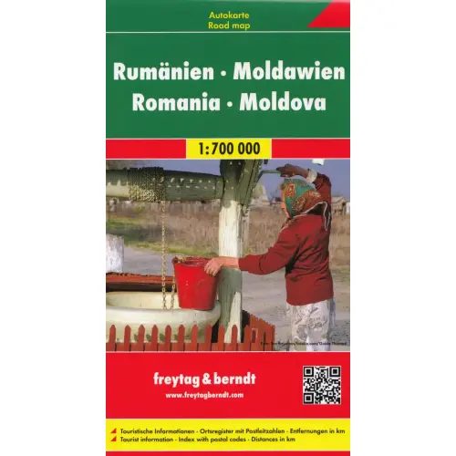 Rumunia, Mołdawia, 1:700 000