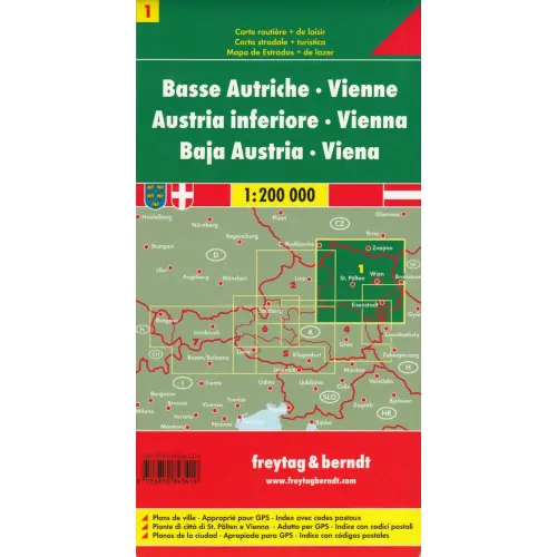 Austria część 1, Dolna Austria, Wiedeń, 1:200 000
