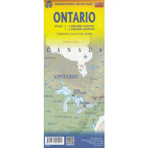 Ontario, 1:1 000 000 / 1:1 500 000