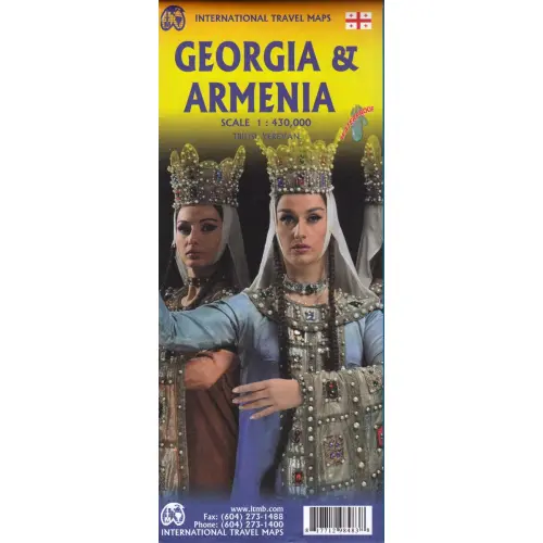 Armenia & Georgia, 1:430 000