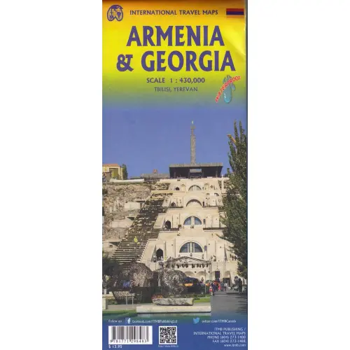 Armenia & Georgia, 1:430 000