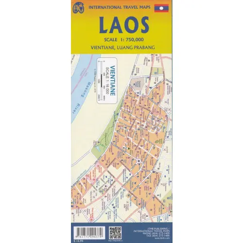 Laos, 1:750 000