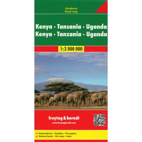Kenia, Tanzania, Uganda, 1:2 000 000