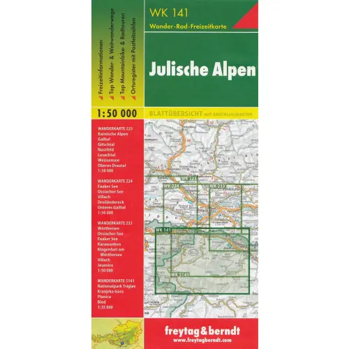 Alpy Julijskie, 1:50 000