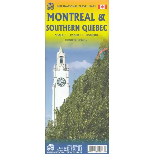 Montreal & Southern Quebec, 1:12 500 / 1:850 000