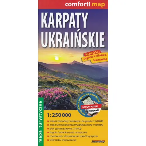 Karpaty Ukraińskie, 1:250 000
