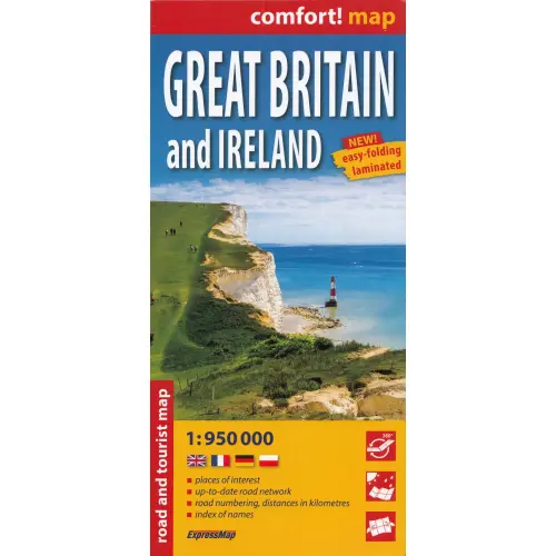 Great Britain and Ireland, 1:950 000
