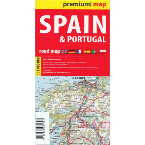 Spain and Portugal, 1:1 000 000
