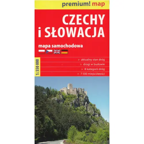 Czechy i Słowacja, 1:550 000
