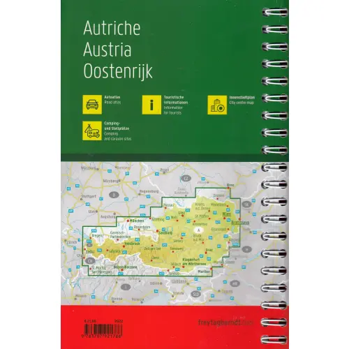 Austria atlas samochodowy, 1:150 000