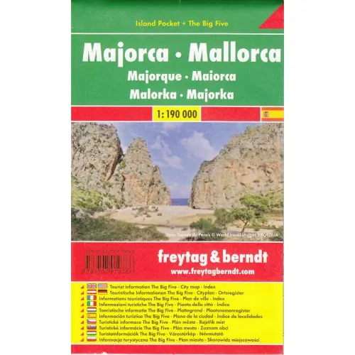 Majorka mapa laminowana 1:190 000 Freytag & Berndt