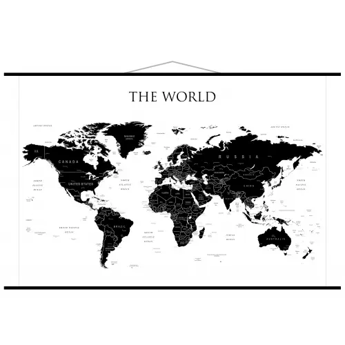 The World MIDI mapa ścienna polityczna