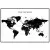 The World MIDI mapa ścienna polityczna na podkładzie magnetycznym