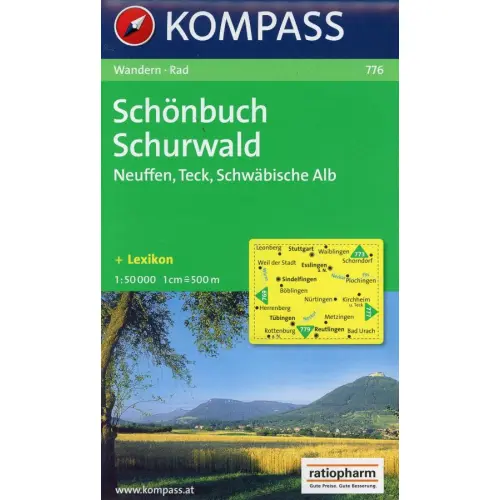 Schonbuch, Schurwald, 1:50 000