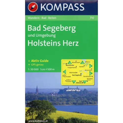 Bad Segeberg und Umgebung, Holsteins Herz, 1:50 000