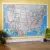 USA Classic mural polityczna mapa ścienna, 1:1 788 000