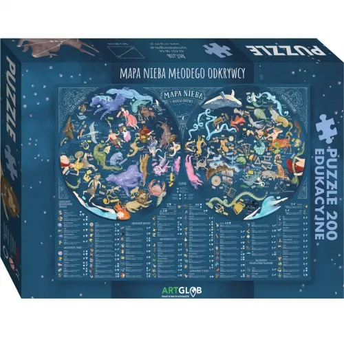 Mapa nieba puzzle dla dzieci - 200 elementów