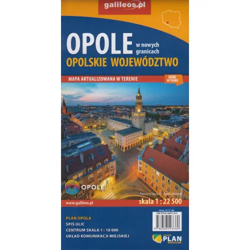 Województwo opolskie Opole, 1:190 000 / 1:22 500