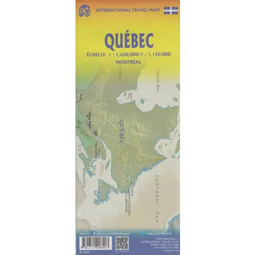 Quebec, 1:1 620 000 / 1:150 000