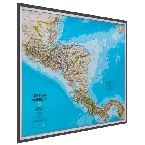 Ameryka Centralna Classic mapa ścienna polityczna na podkładzie magnetycznym 1:2 541 000