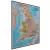 Anglia i Walia Classic mapa ścienna polityczna na podkładzie 1:868 000
