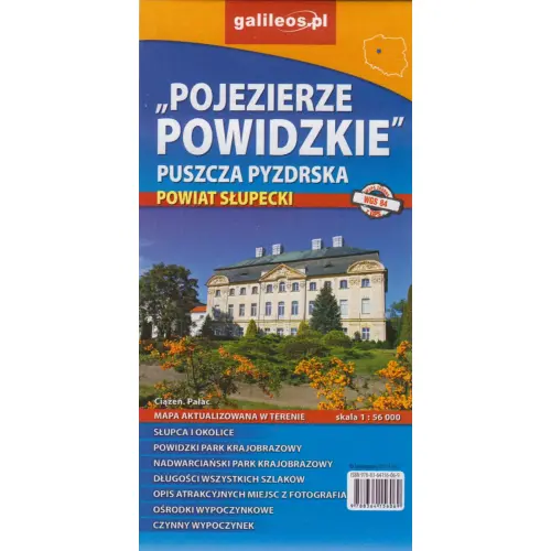 Pojezierze Powidzkie, Puszcza Pyzdrska, 1:56 000