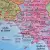 Włochy mapa ścienna kody pocztowe na podkładzie magnetycznym 1:900 000