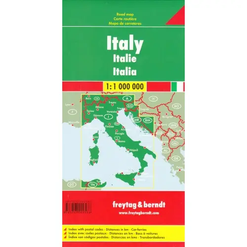 Włochy mapa 1:1 000 000 Freytag & Berndt