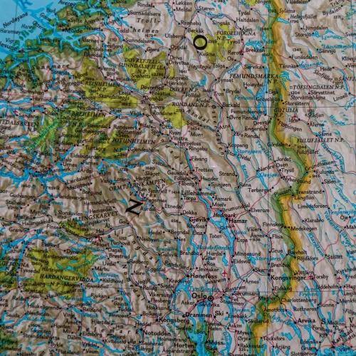 Skandynawia Classic mapa ścienna polityczna na podkładzie 1:2 765 000