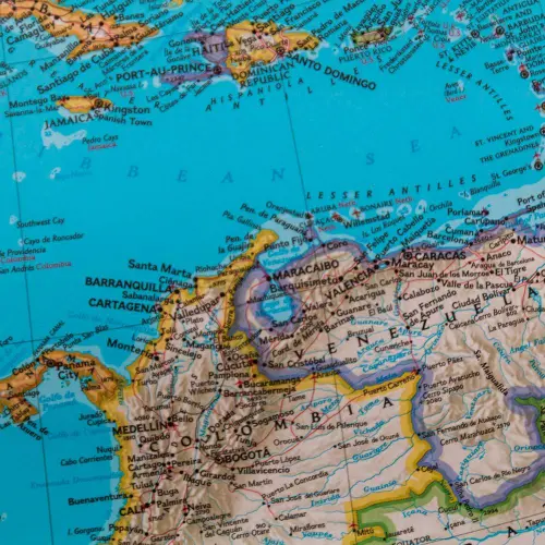 Ameryka Północna Classic mapa ścienna polityczna arkusz papierowy 1:14 009 000