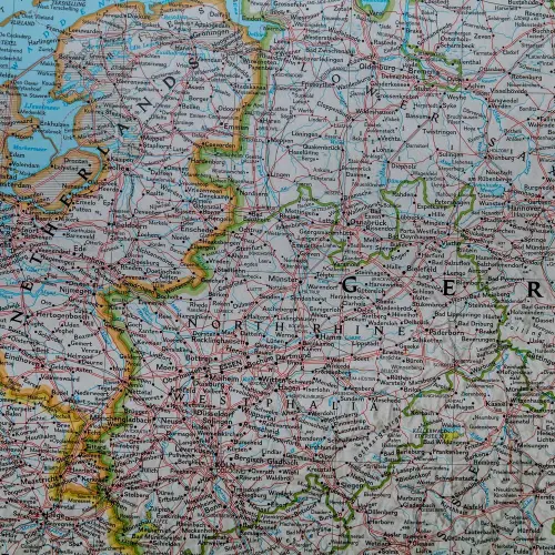 Niemcy Classic mapa ścienna polityczna 1:1 375 000