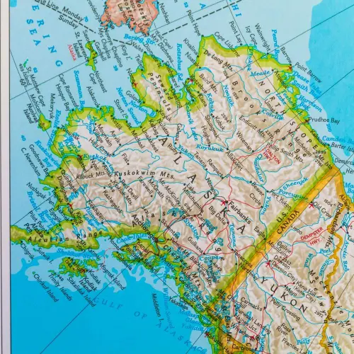 Ameryka Północna Classic mapa ścienna polityczna arkusz papierowy 1:8 950 000