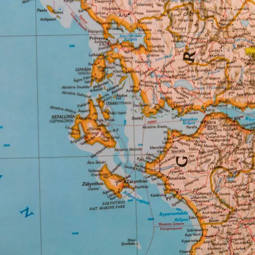 Grecja Classic mapa ścienna polityczna 1:1 494 000