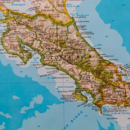 Ameryka Centralna Classic mapa ścienna polityczna arkusz laminowany 1:2 541 000