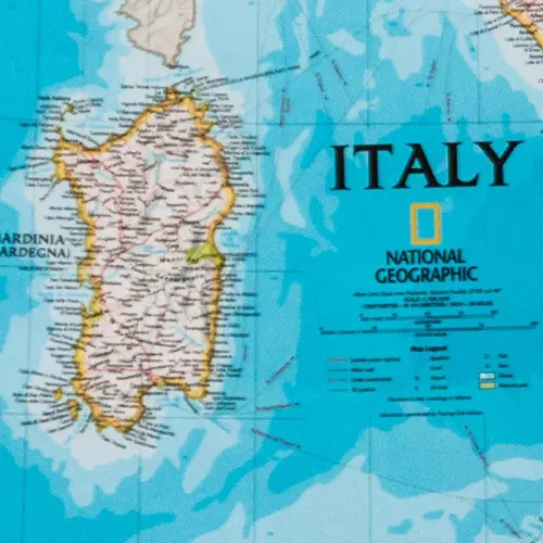 Włochy Classic mapa ścienna polityczna arkusz papierowy 1:1 765 000