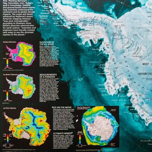 Antarktyda mapa ścienna 1:9 200 000