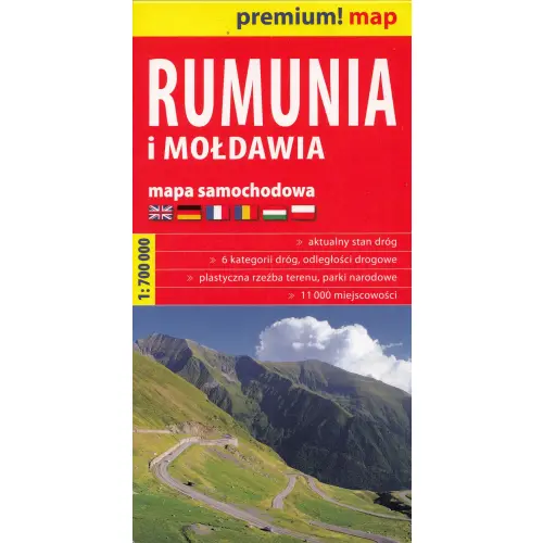 Rumunia i Mołdawia, 1:700 000