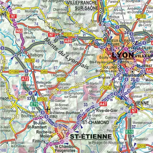 France, 1:1 100 000, mapa samochodowa, ExpressMap