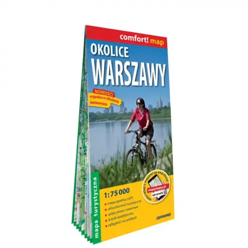 Okolice Warszawy, 1:75 000, mapa turystyczna, ExpressMap