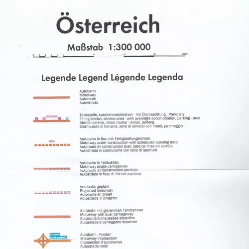 Austria, 1:300 000, mapa samochodowa, Freytag&Berndt