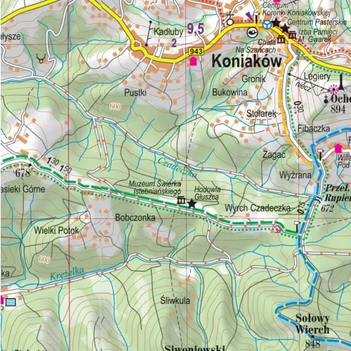 Beskid Śląski, 1:50 000, mapa turystyczna, ExpressMap