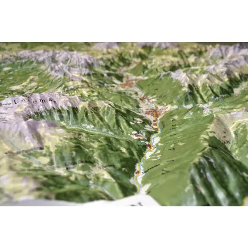 Dolomity 3D - mapa ścienna plastyczna, 1:50 000, Global Map