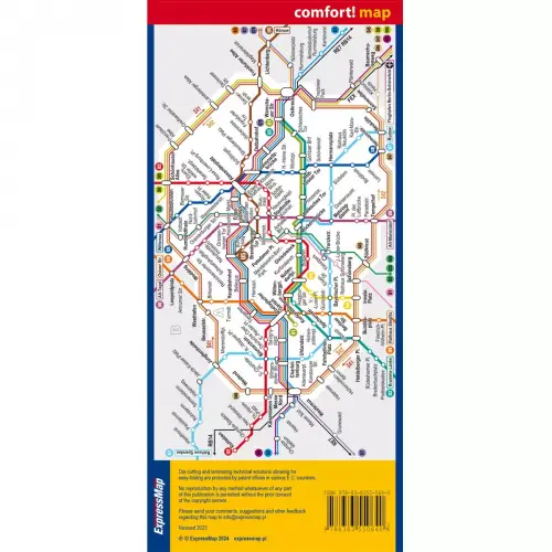 Berlin, 1:15 000, plan miasta, ExpressMap