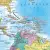Świat polityczny - mapa ścienna arkusz laminowany wersja angielska, 1:42 000 000, ArtGlob